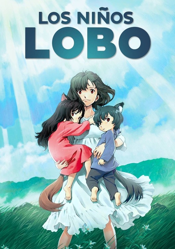 Los niños lobo Ame y Yuki
