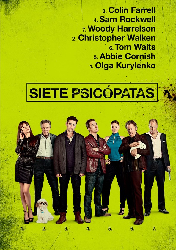 Siete psicopatas y un perro